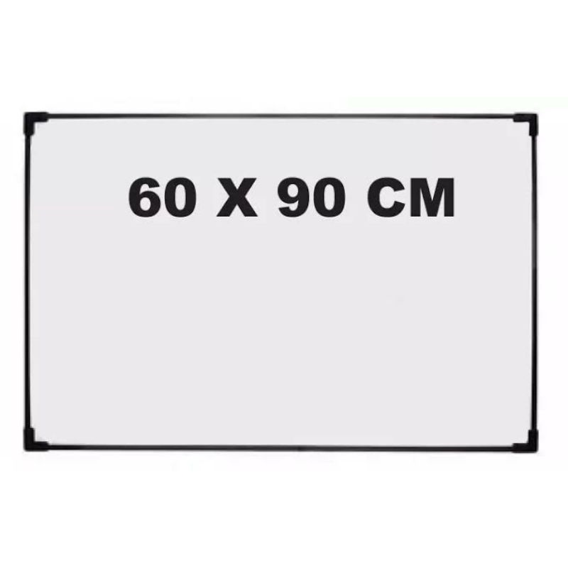

papan tulis whiteboard dan blackboard ukuran 60x90