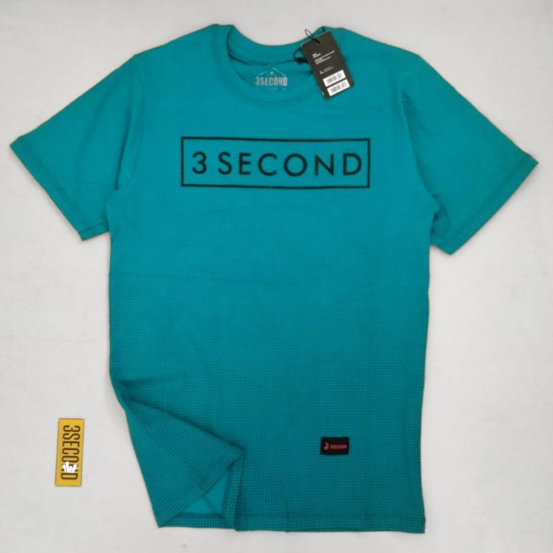 KAOS 3SECOND PRIA KAOS DISTRO THREE SECOND BAJU T-SHIRT PRIA KAOS COWOK KEREN FULLPRINT