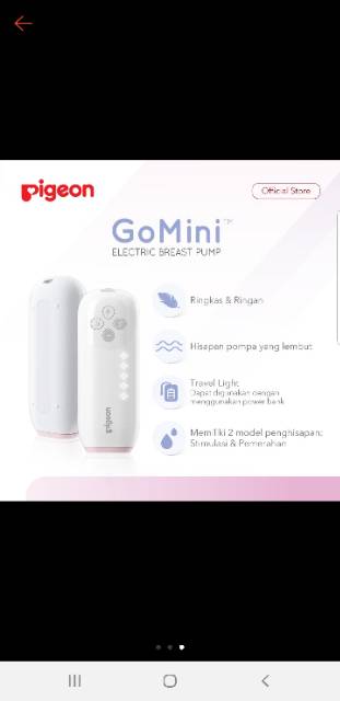 Pigeon Breastpump Go Mini Pump