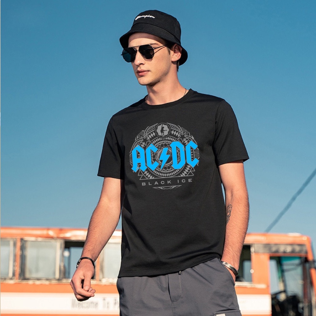 MUKZHOP - OBLONG ACDC / kaos pria keren / oblong cowo distro / fashion cowo terbaru / terkece / termurah