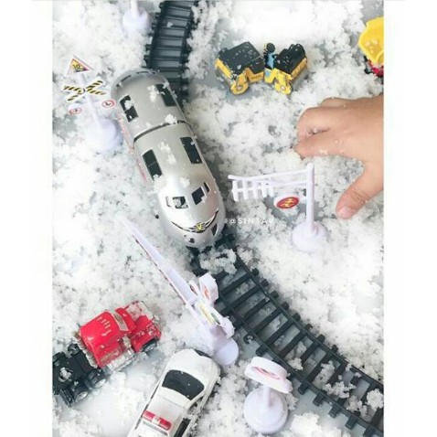 Zoetoys Instant Snow | Salju Bubuk Instan Buatan Magic Artificial Fake Powder Instant Mainan Edukasi