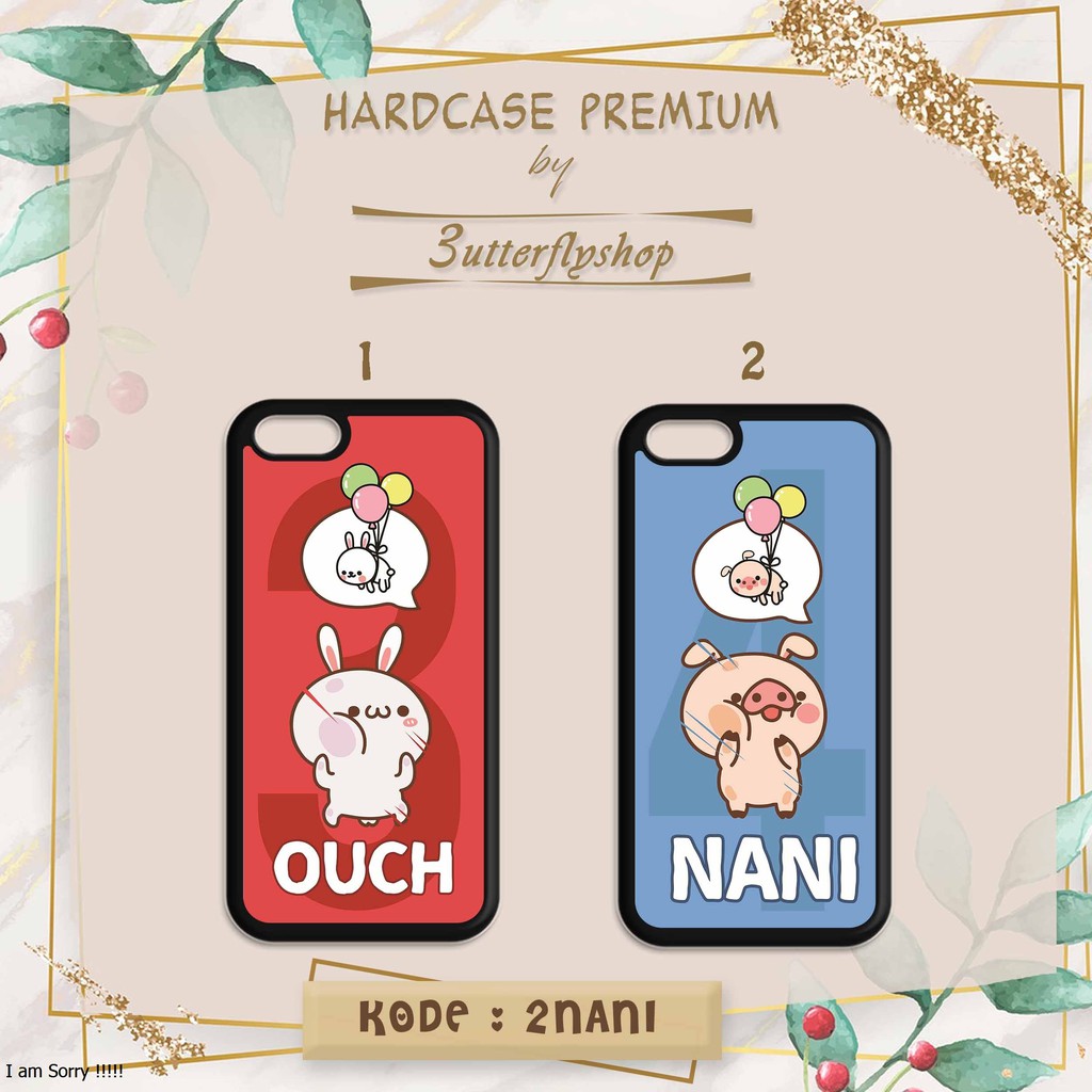 [HARDCASE] Nani mini Piggy case Oppo Vivo Realme Redmi Xiaomi Samsung Iphone