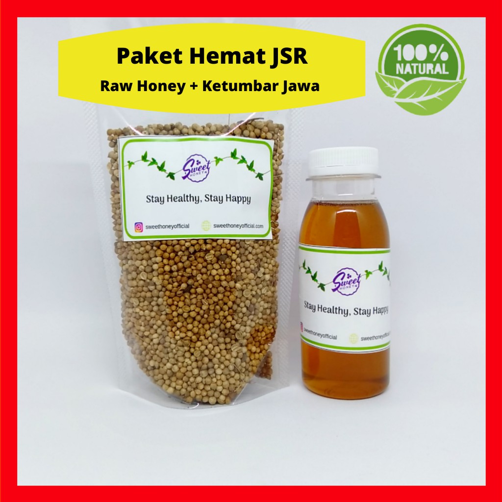 

[PAKET JSR] Jurus Sehat Rimpang dr Zaidul Akbar Ketumbar Hitam Jawa Madu Murni Asli raw Honey