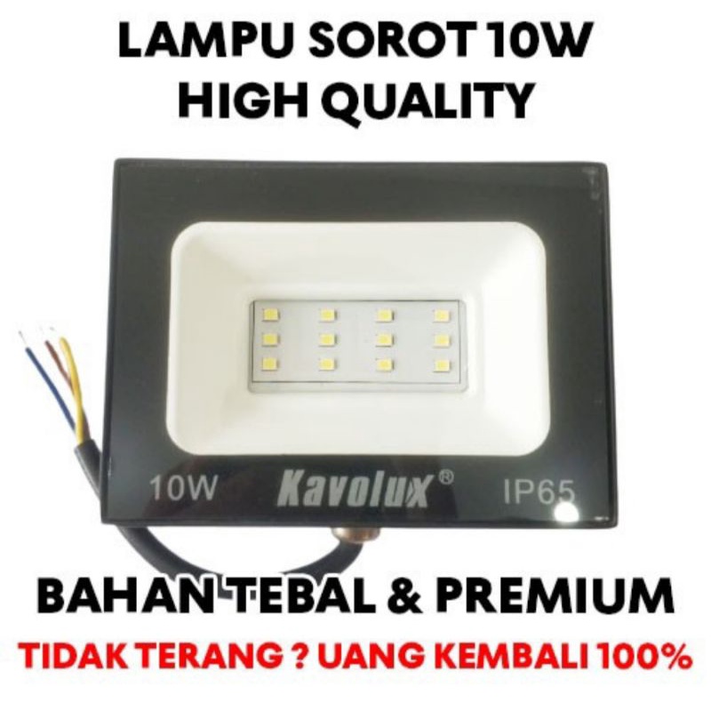 Lampu Sorot  LED SLIM 10W 20W / Outdoor / Taman / Tembak / Panggung / Lapangan -IBZ