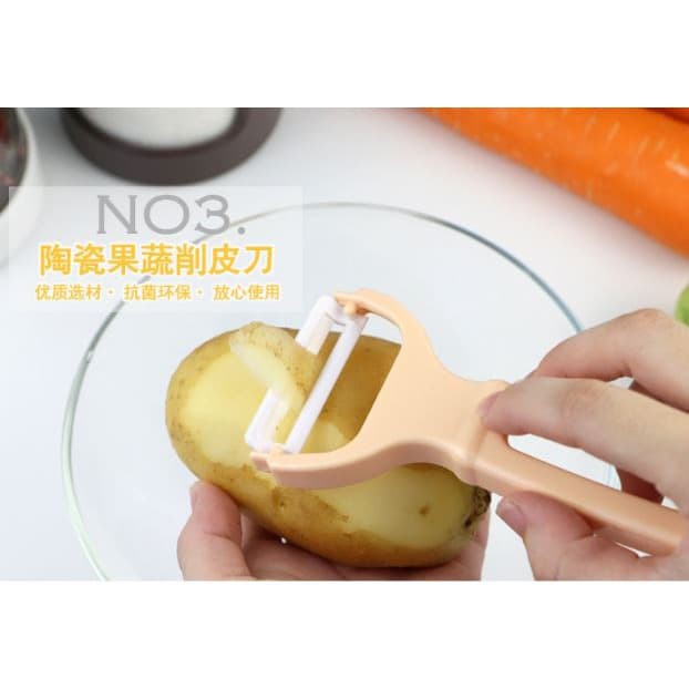 PISAU PENGUPAS KULIT BUAH KENTANG WORTEL PEELER 2PCS