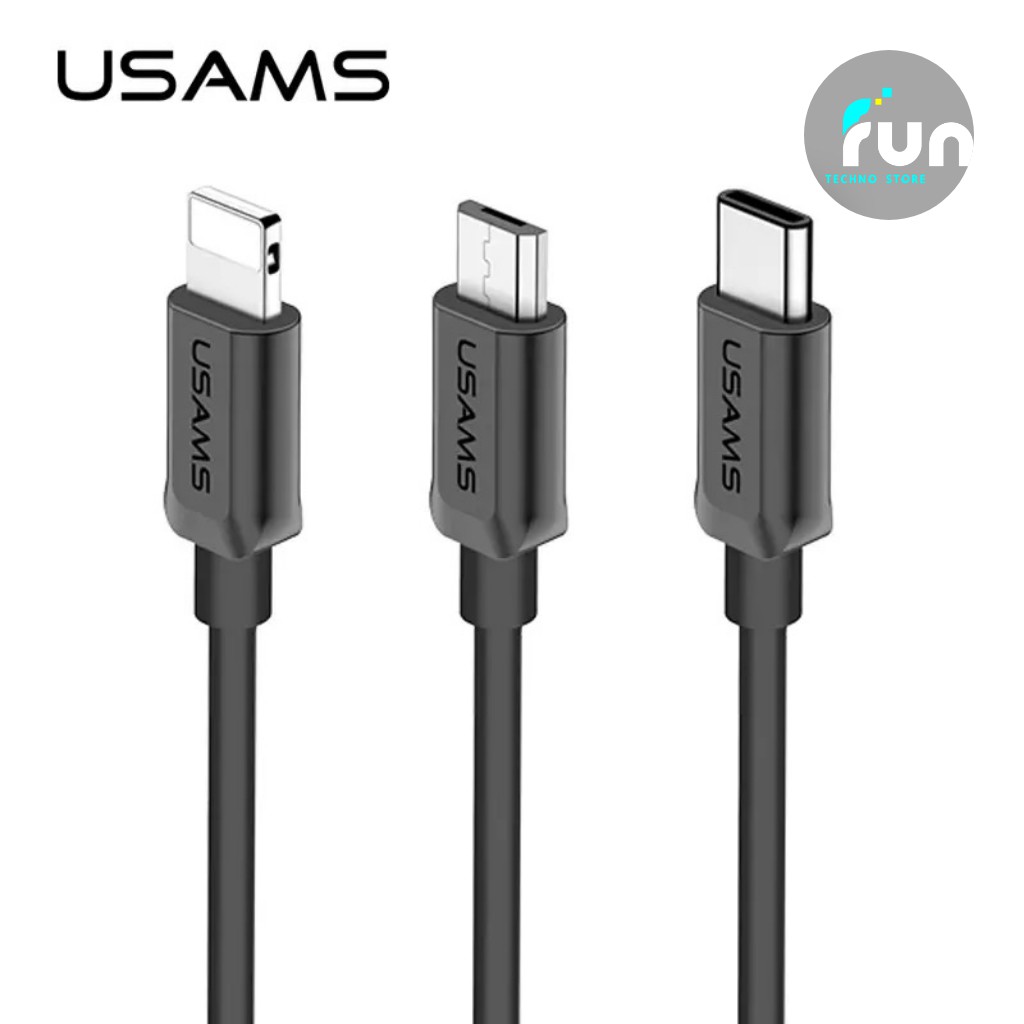 Jual Original USAMS Micro USB TypeC Lightning Android iPhone Xs Xr USB