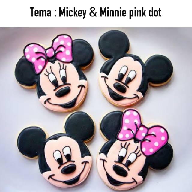 

Butter Cookies Mickey and Minnie 1 (kukis hias karakter)