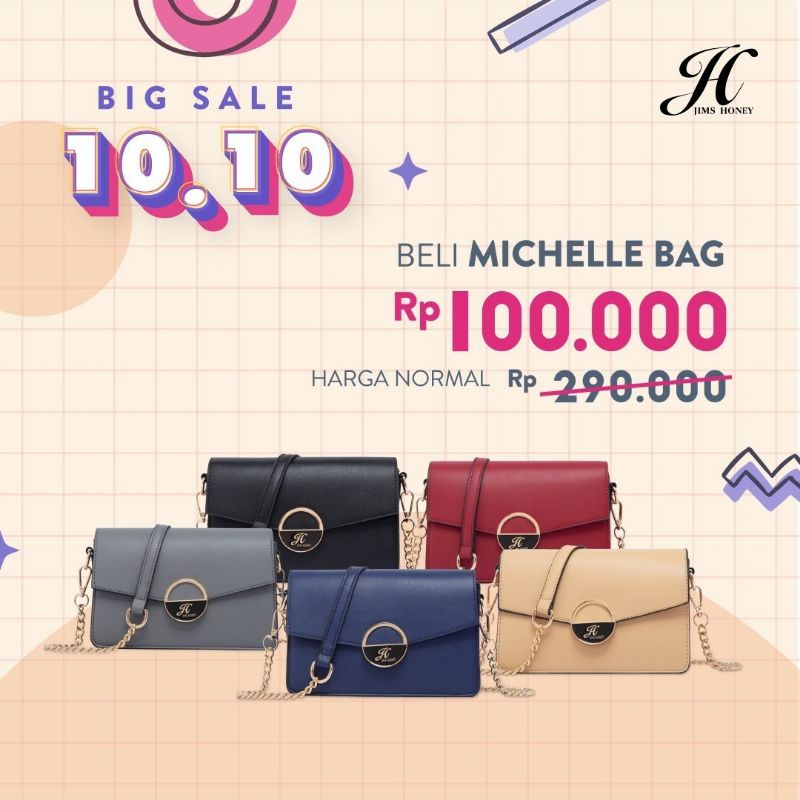 SIGANTURE FASHION BAG JIMS HONEY MICHELLE SLING BAG
