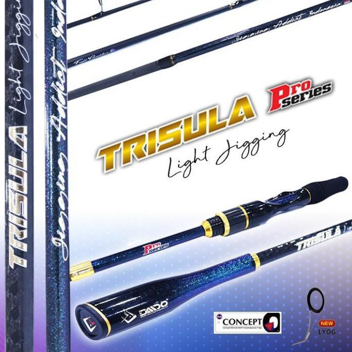 Joran Daido Light Jigging Trisula Pro Series 180 Pe 1-3 | Fuji Series