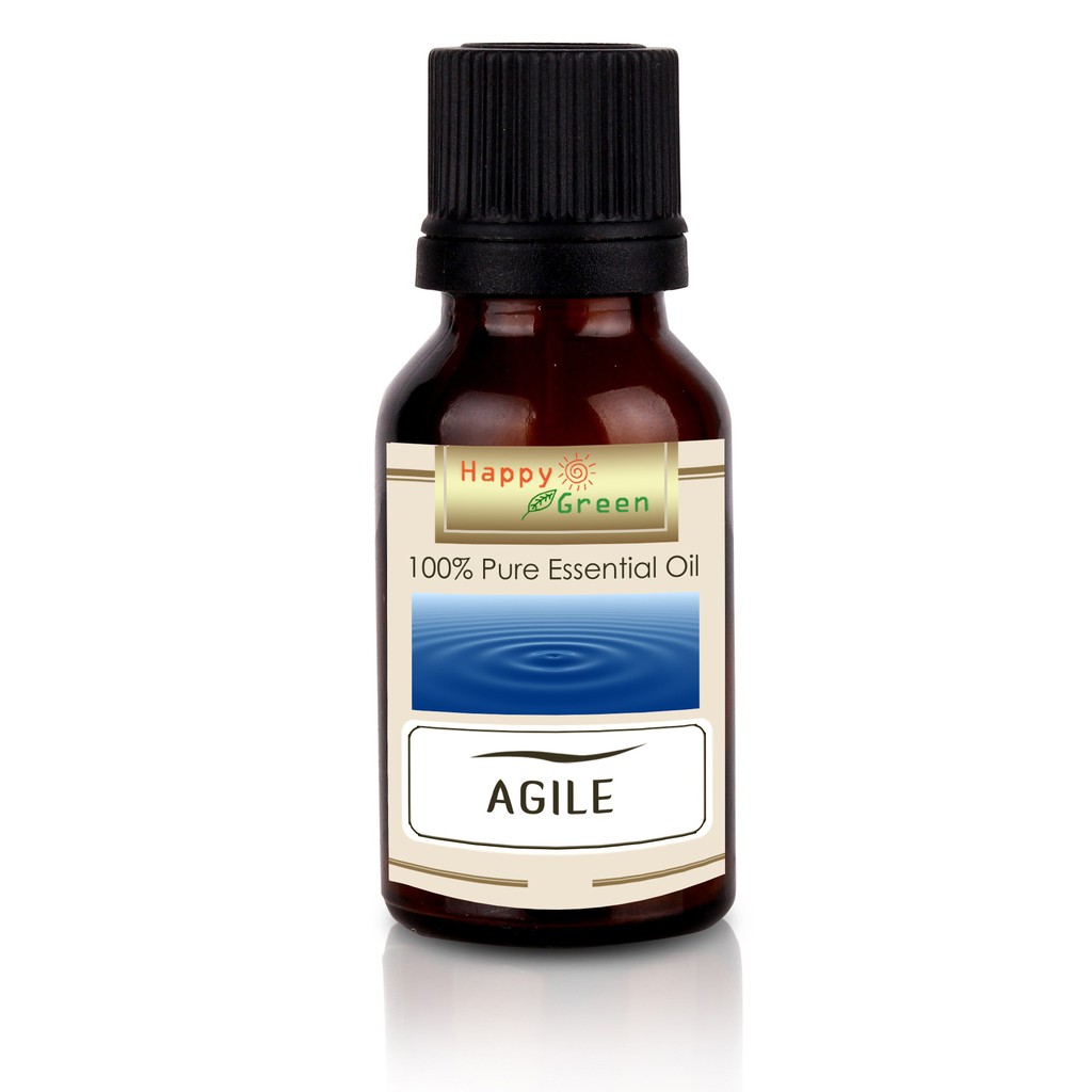 Happy Green Agile Essential Oil  - Minyak U/ Ketajaman Mental