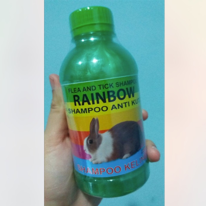 Shampoo Anti Kutu Kelinci RAINBOW Rabbit Flea and Tick Shampo Sampo