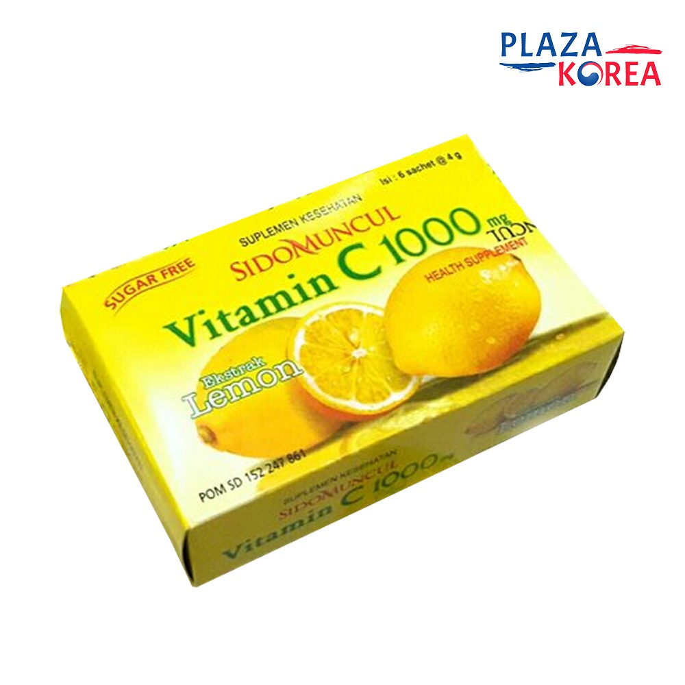 Sidomuncul Vitamin C 1000 Mg 1 Box Minuman Kesehatan Antioksidan Shopee Indonesia