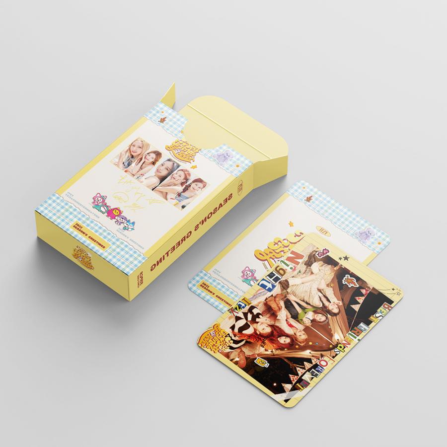 55pcs / Kotak Kartu LOMO Foto ITZY 2022 Untuk Koleksi