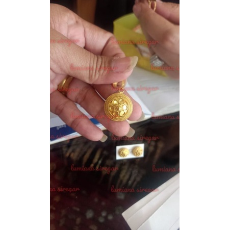 Liontin 10 gram Mas LM London 24k 99,9% Lumiana Siregar Emas Toba