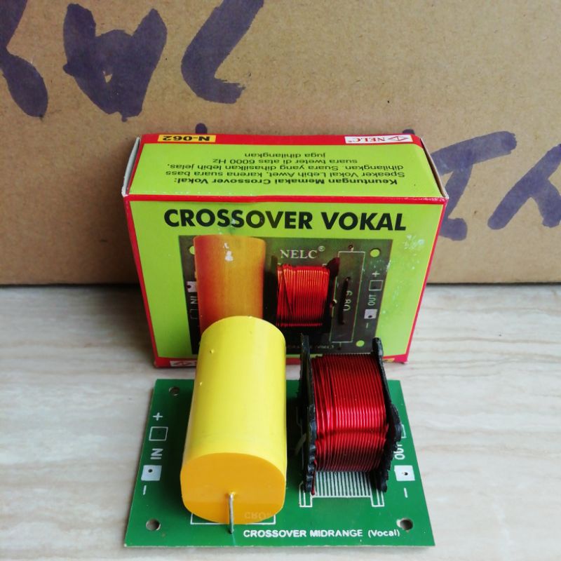 CROSSOVER VOCAL PASIF  KIT 1WAY MIDLE  BY NELC N-062