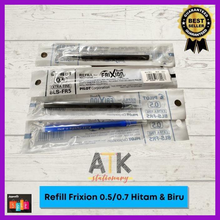 

Silutala- Refill Isi Pulpen Frixion Pilot 0.7/0.5 Atk - 0.5 Hitam -Ori.