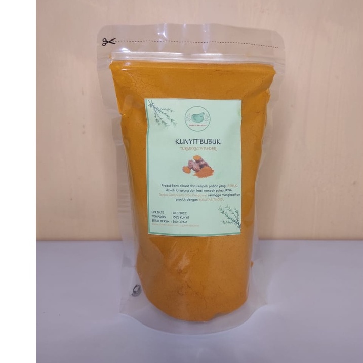 

KUNYIT BUBUK ASLI ISI 500 GRAM / KUALITAS PREMIUM / REMPAH / TURMERIC POWDER / AROMATIC INDO SPICE