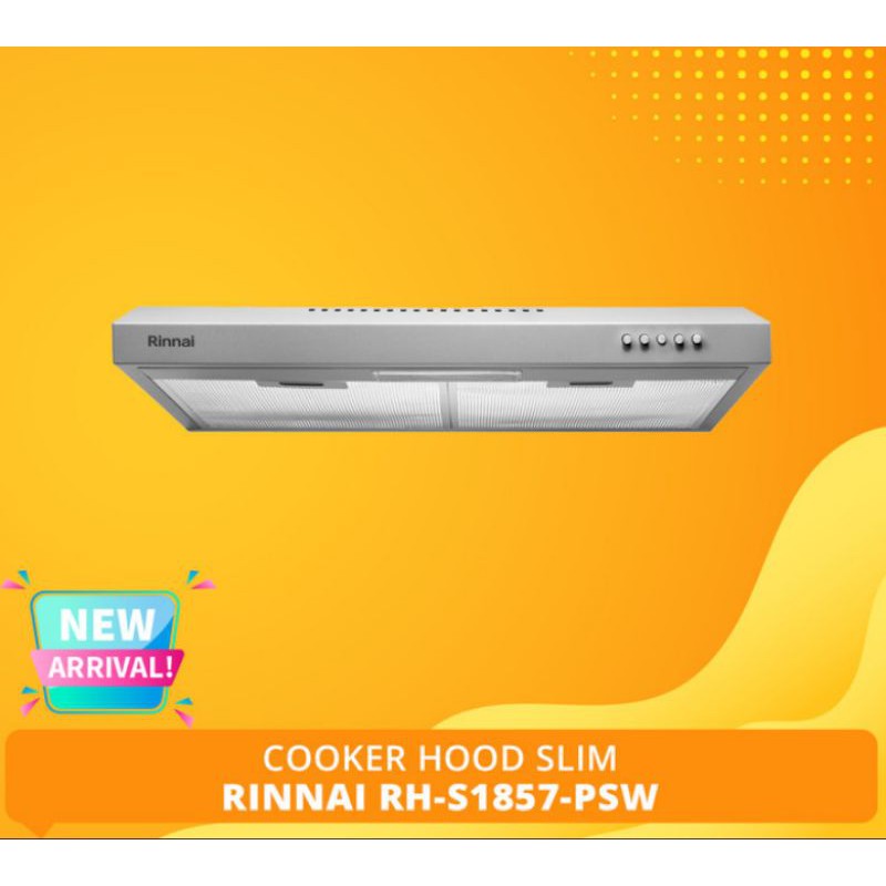 Cookerhood Rinnai RHS 1857 PSW / RH 127 SS/ 70cm Stainless