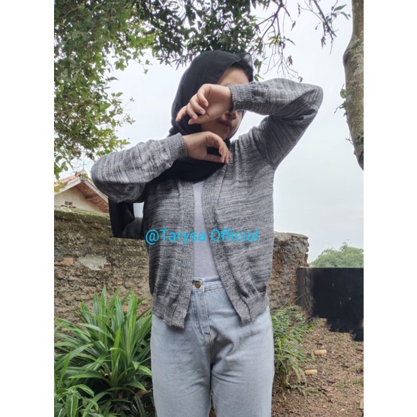 CARDIGAN RAJUT PE // CARDI RAJUT // CARDI RAJUT TANPA KANCING