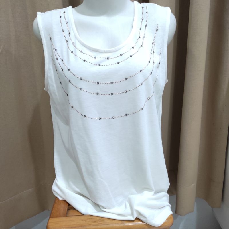 TANKTOP PUTIH MANIK NEW OBRAL