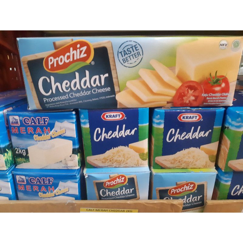 

Keju Prochiz cheddar premium kemasan 2kg