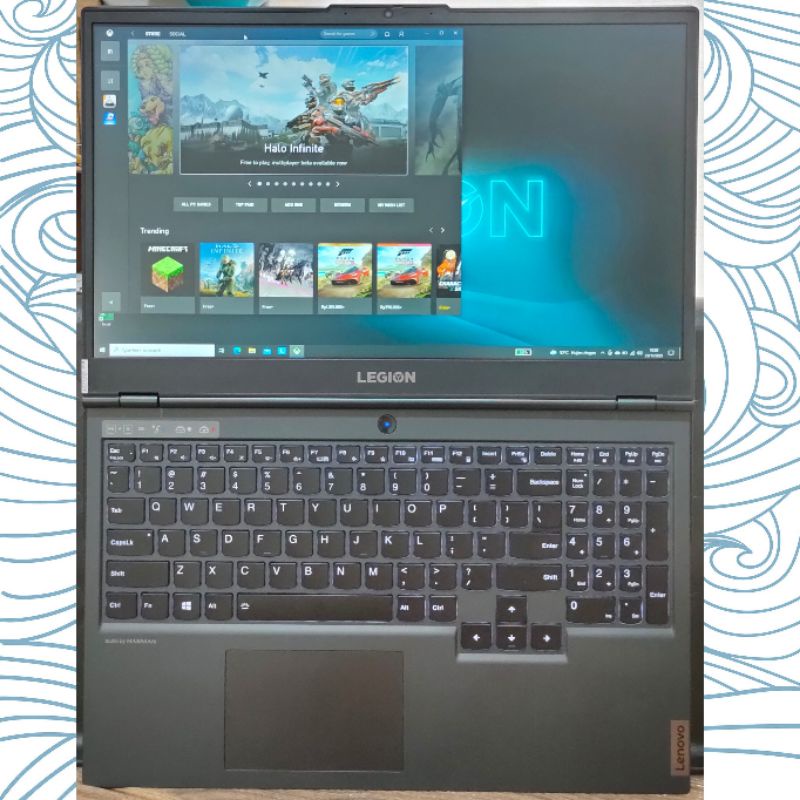 Laptop Lenovo Gaming 15ARH05 AMD Ryzen 4600H Nvidia GeForce GTX 1650Ti SSD 256GB + HDD 1TB Windows 11 Home Original Notebook Audio by HARMAN RAM 8GB Baterai 60Wh Rapid Charging Netbook Ultrabook LEGION for Real Gamers Hexa 6 Cores 12 Threads