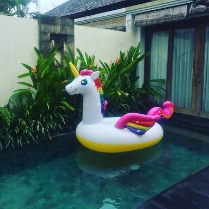 Pelampung Intex Unicorn Ride On Floaties - Ban Renang Anak Dewasa Kuda Pony