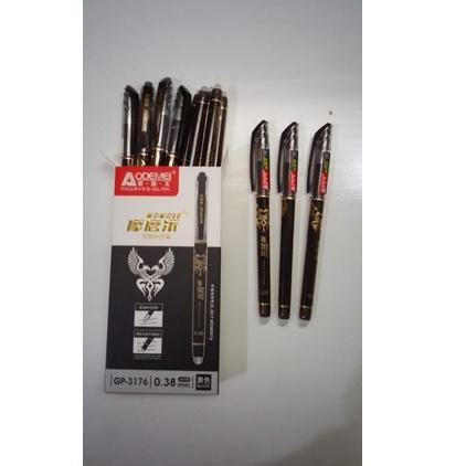 

⸨XoZ♜⸩ ⭐️ 12 PCS/ 1 LUSIN Pulpen Bolpen Pena Bisa Dihapus AODEMEI / Gel Ink Pen Erasable / Pena Bisa Dihapus GP3199/ 3176 //Berkualitas sekali
