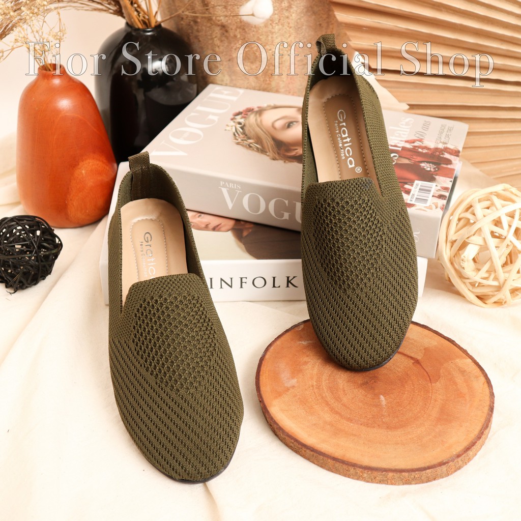 GRATICA Flyknit Loafers Ballet Flat DR 35 - Fior Store