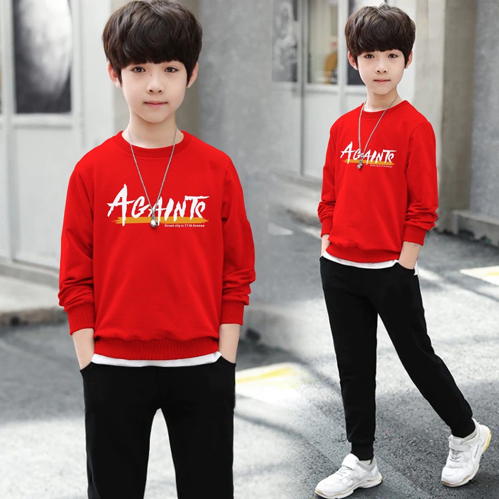 Switer Againts Terbaru / Sweater Anak Laki-laki /  Sweeter Gaming Bahan Babyterry / FLAVA_STORE