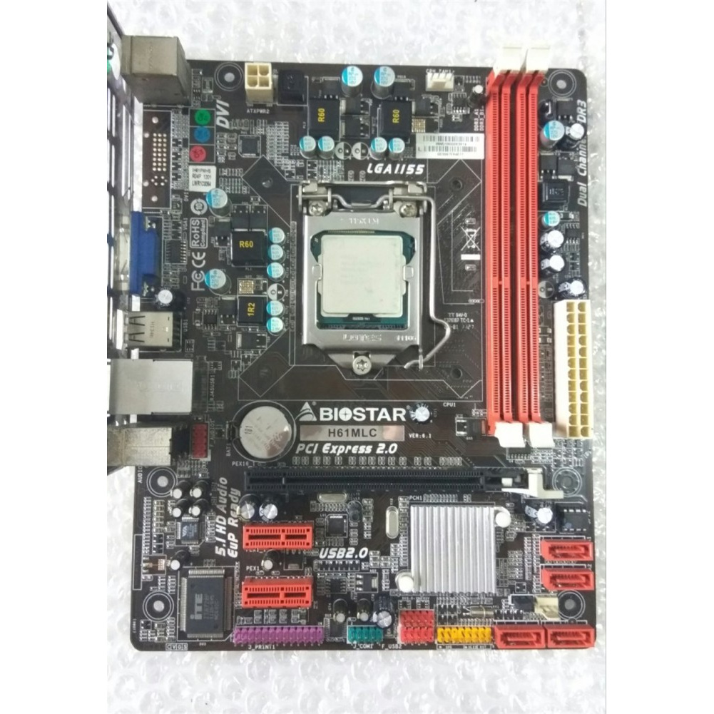 Mainboard Mobo Motherboard LGA 1155 B75 + Processor Core i5