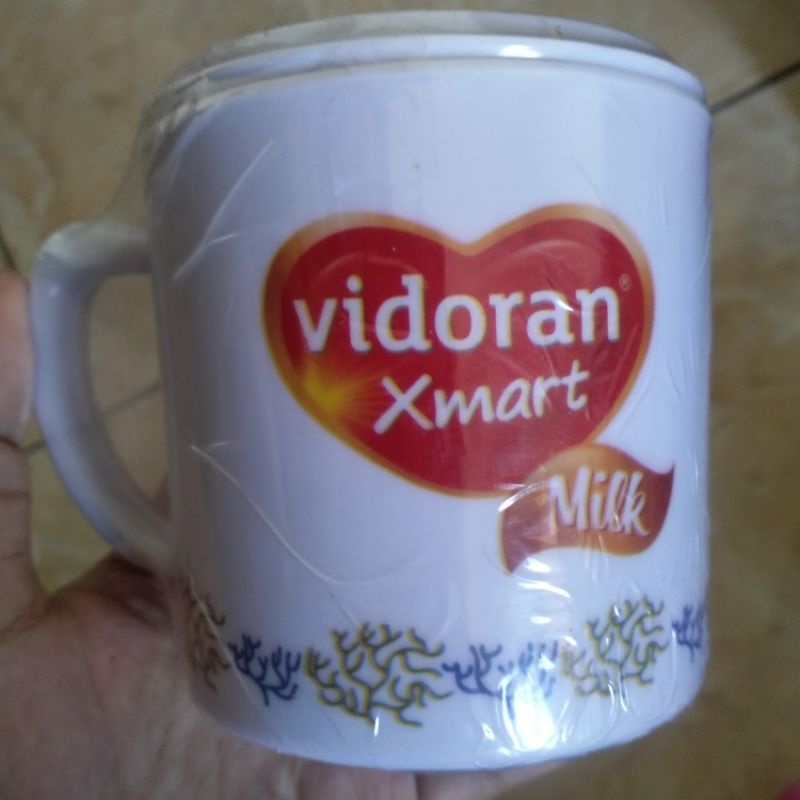 MUG MELAMIN TUTUP / MUG VIDORAN XMART / GELAS MELAMIN