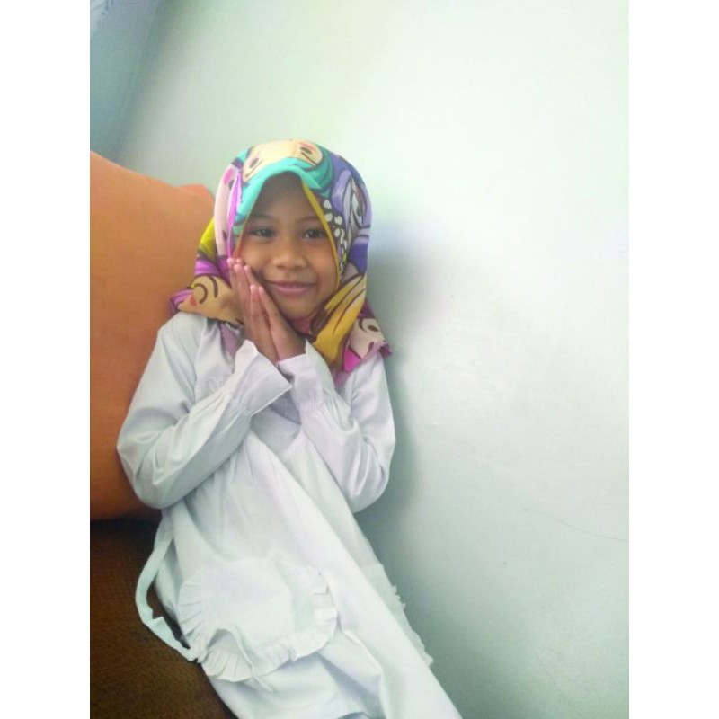 hijab anak printing