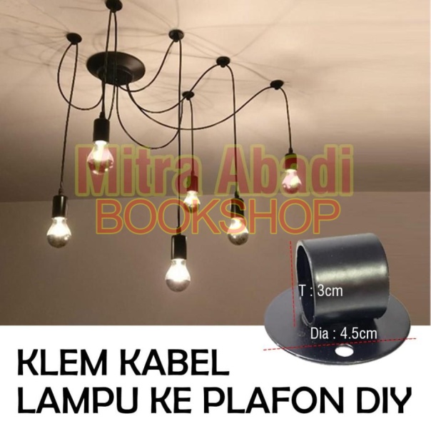 Klem Kabel Lampu Ke Plafon DIY