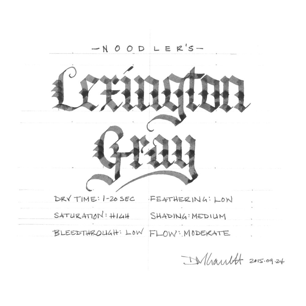 NOODLER'S Bulletproof Ink Lexington Grey 89ml / 3oz