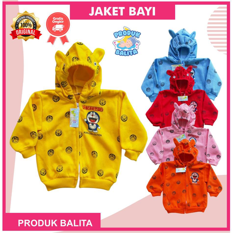 Jaket Bayi Anak Perempuan Laki laki Halus Lembut Lucu / 0-6 / 6-12 Bulan / 1 Tahun