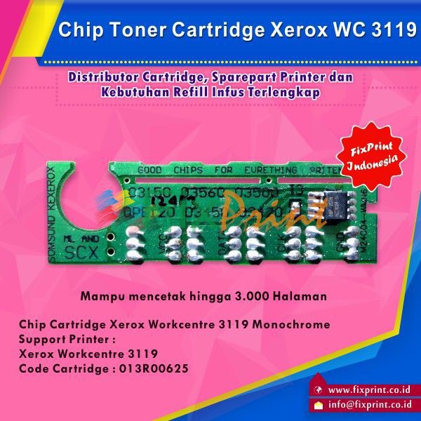 Chip Toner Cartridge Xerox WC 3119