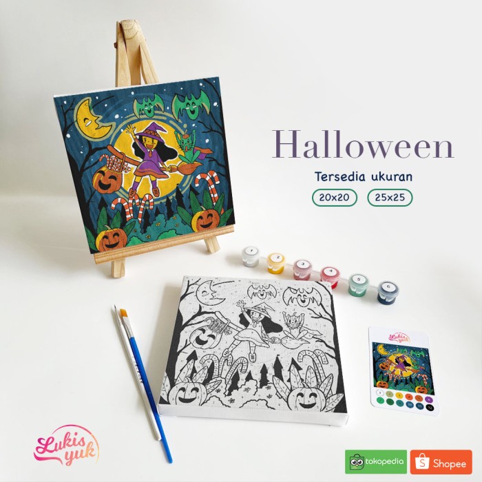 

Produk Terbaru [Limited Edition] Halloween - Painting Kit - By Lukisyuk