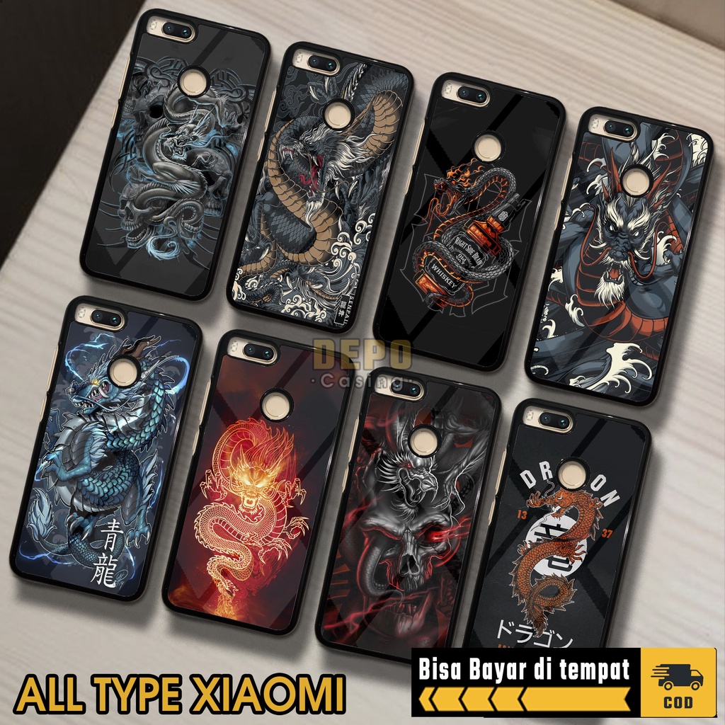 Case Redmi 5X MI A1  Casing Xiaomi Redmi 5X MI A1 Depo Casing [DRGN] Case Glossy Case Aesthetic Cust