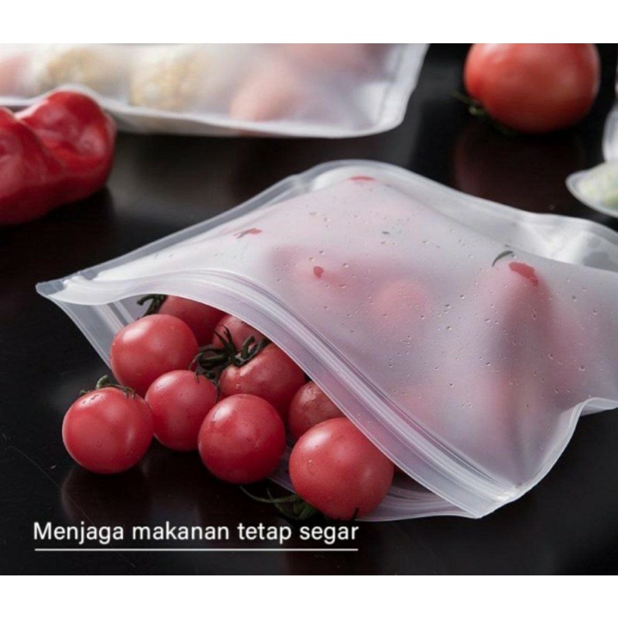 Plastik Seal ziplock premium makanan tetap aman isi 10PCS