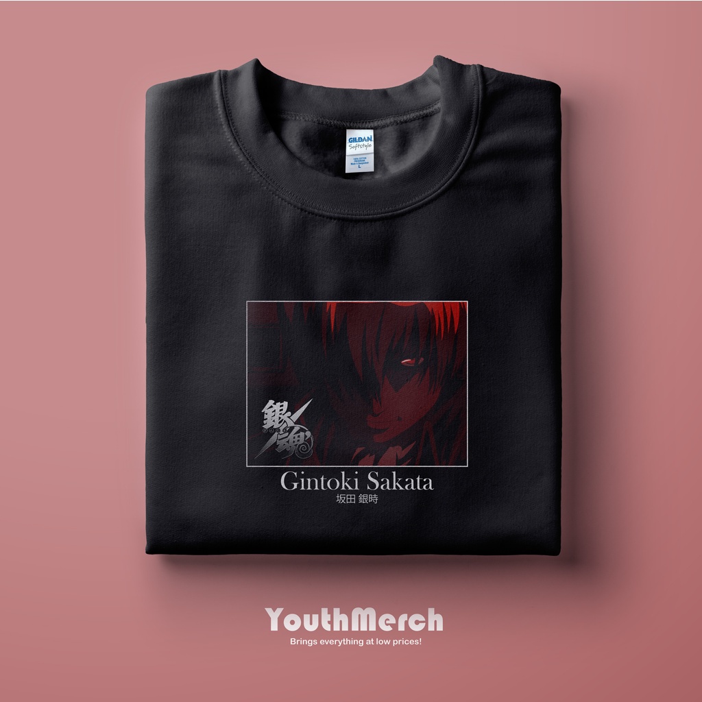 Kaos Anime Gintoki Sakata - Anime Merch | Unisex | Baju Anime Gintoki Sakata | Gintoki Sakata Tees