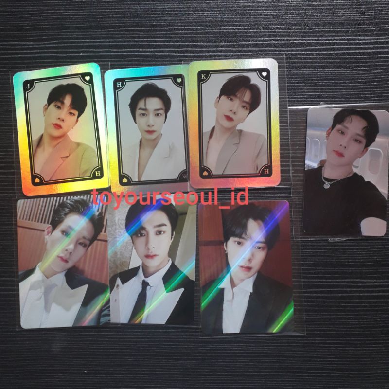 [Ready Stock] PC/Photocard Monsta X One Of A Kind Benefit Minhyuk Kihyun Jooheon Hyungwon