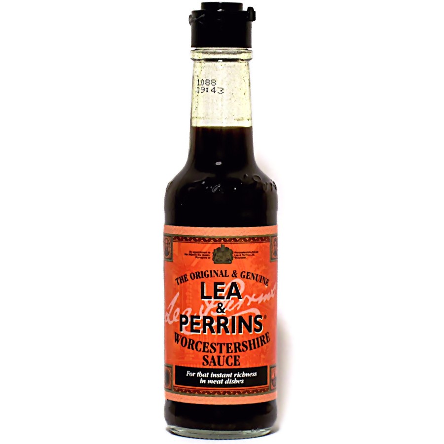 

LEA & PERRINS THE ORIGINAL & GENUINE WORCESTERSHIRE SAUCE saus inggris LP 284ml