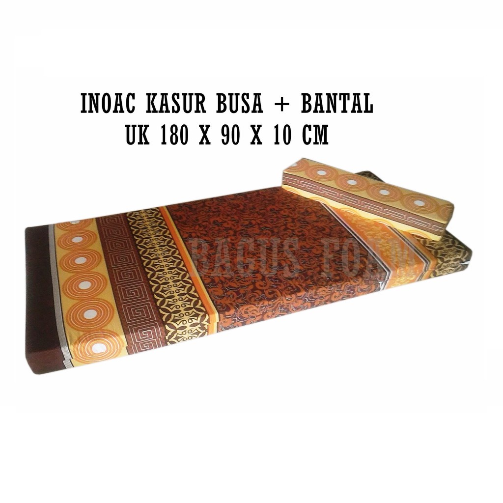 INOAC KASUR BUSA SINGLE UK 180X90X10 CM  + BANTAL