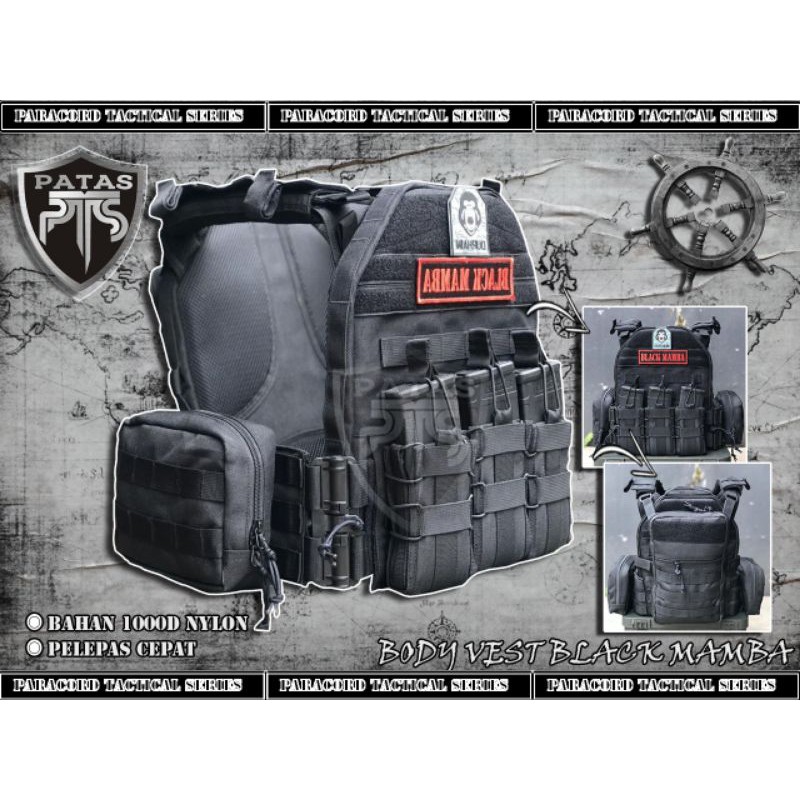 Patas - Body Vest BLACK MAMBA DURHAIM