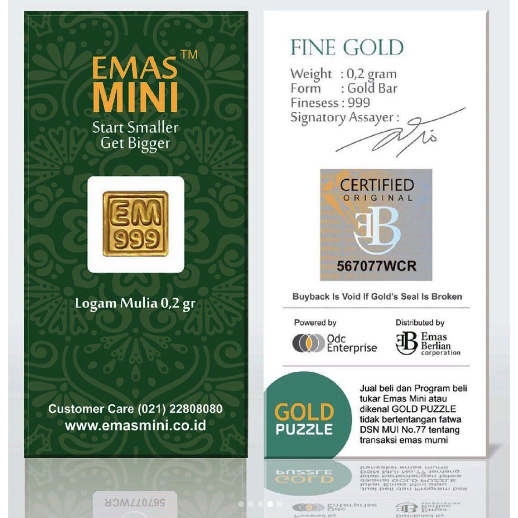 EMAS MINI 0,2 GRAM 24K