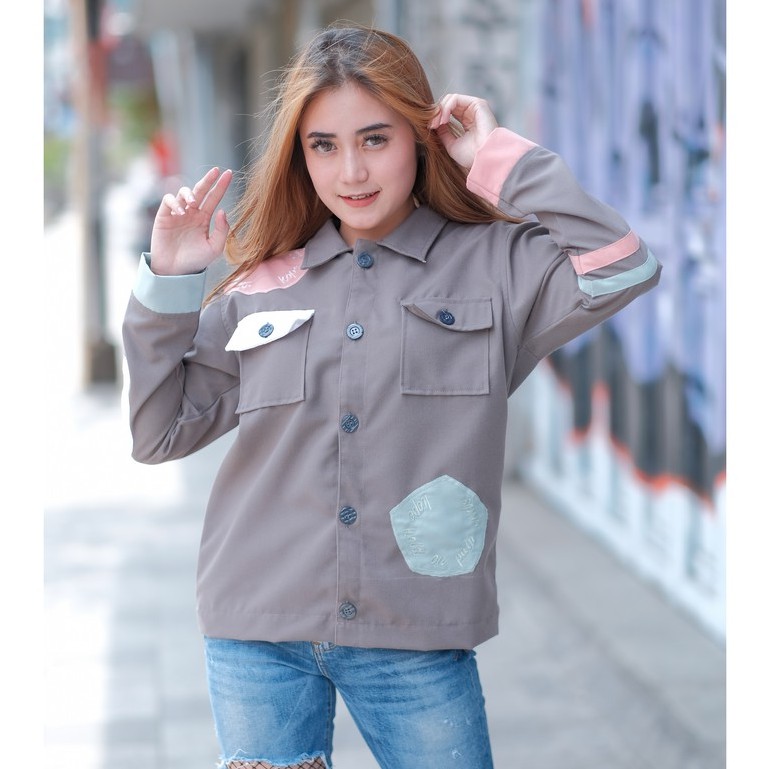 Jaket Wanita Terbaru | semi jaket parka-2