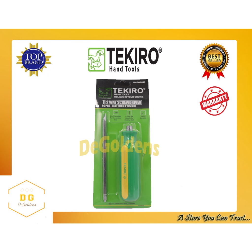 Jual Obeng Bolak Balik Arah Way Screwdriver Tekiro Shopee Indonesia