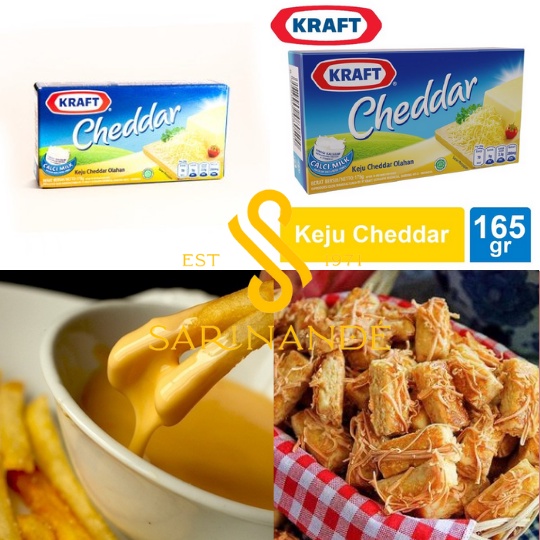 

Kraft Chedar Keju 165Gr *48