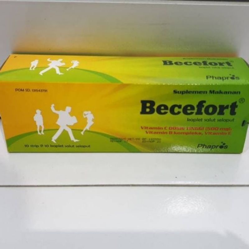 Vitamin C Becefort 500Mg 1box(100 tablet)